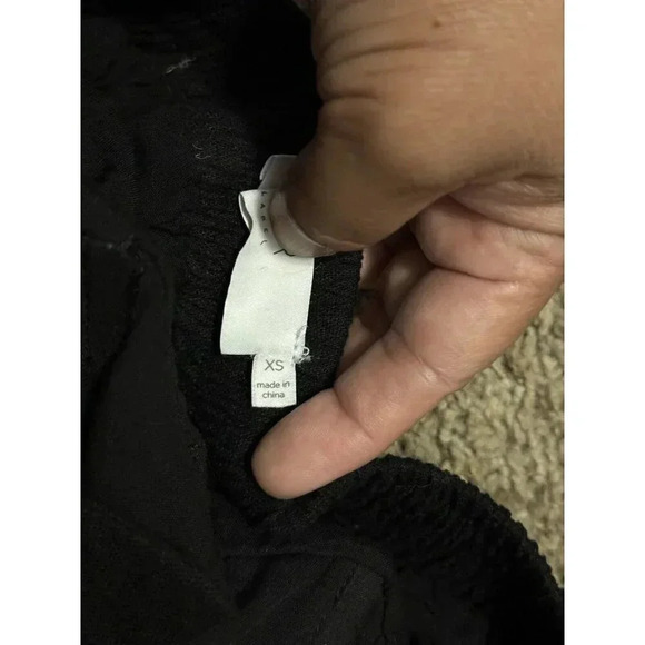 ASTR The Label Black Ruffle Tube Top Strapless Sexy Back Jumpsuit XS Party - Picture 8 of 12